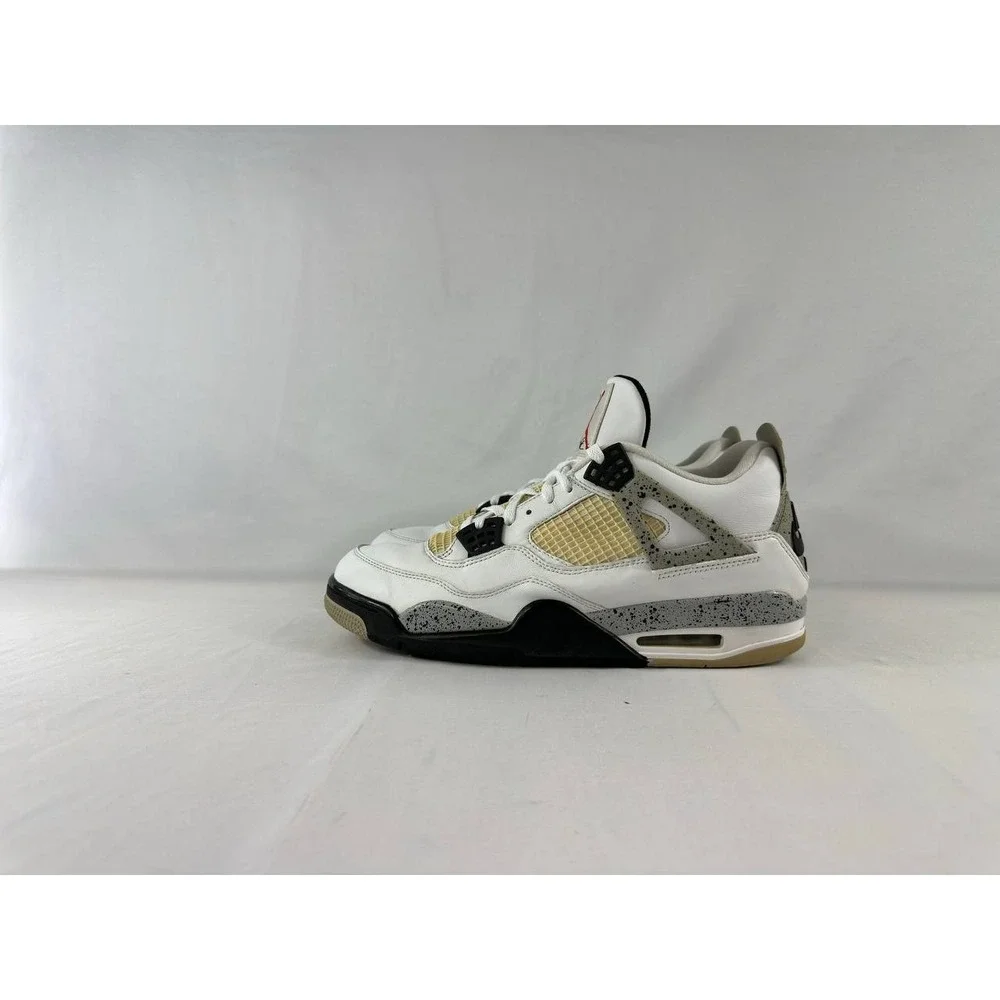 Nike Air Jordan 4 Retro OG 'White Cement' 2016 Men's 840606-192 Size 13